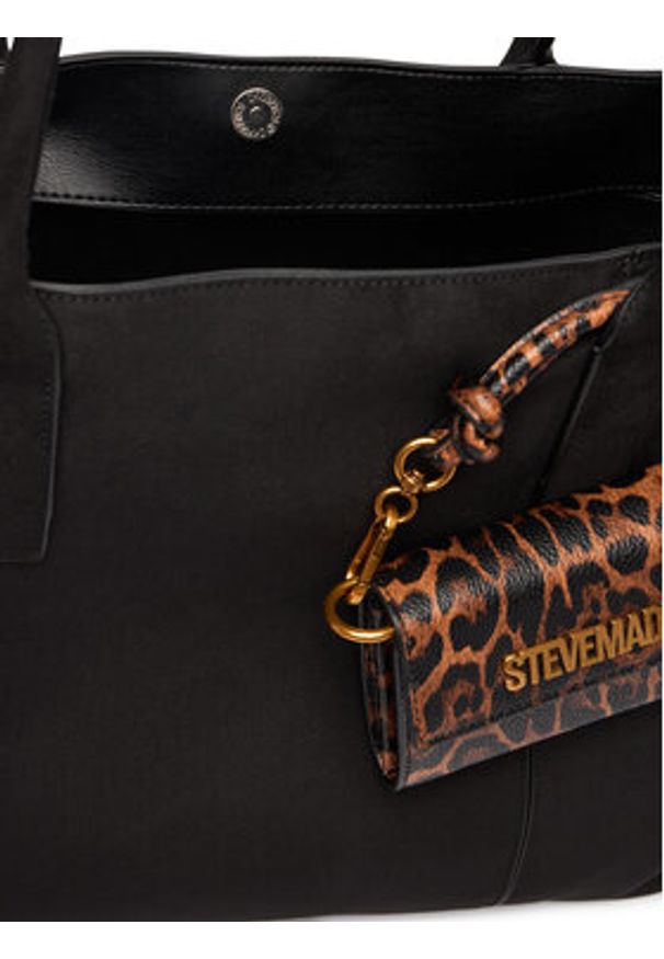Steve Madden Torebka Bantonia 13002291 Czarny. Kolor: czarny. Materiał: skórzane
