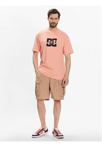 DC T-Shirt Shatter ADYZT05234 Pomarańczowy Regular Fit. Kolor: pomarańczowy. Materiał: bawełna
