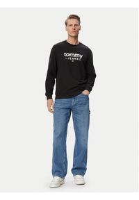 Tommy Jeans Bluza Graphic DM0DM23392 Czarny Regular Fit. Kolor: czarny. Materiał: bawełna #4