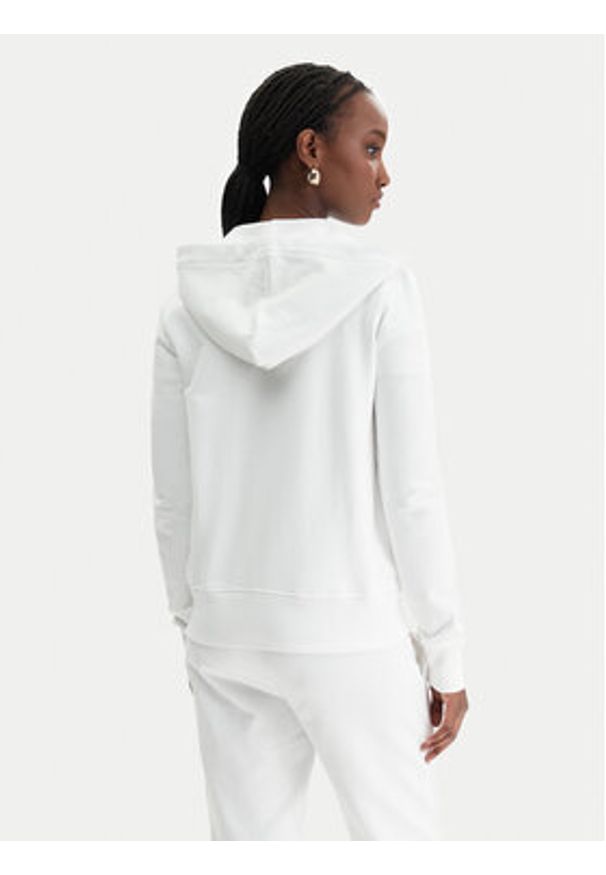 Versace Jeans Couture Bluza 80HAIT02 CF01T Biały Regular Fit. Typ kołnierza: kołnierzyk włoski. Kolor: biały. Materiał: bawełna