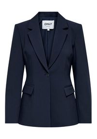 only - ONLY Marynarka Raven 15357457 Granatowy Slim Fit. Kolor: niebieski. Materiał: syntetyk #5