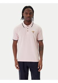 Aeronautica Militare Polo 261PO1308UP00082 Różowy Regular Fit. Typ kołnierza: polo. Kolor: różowy. Materiał: bawełna #1