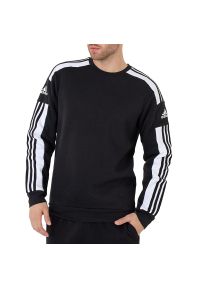 Adidas - Bluza adidas Squadra 21 Sweat Top GT6638 - czarna. Okazja: na co dzień. Kolor: czarny. Materiał: poliester, materiał, bawełna. Styl: sportowy, casual, klasyczny. Sport: fitness