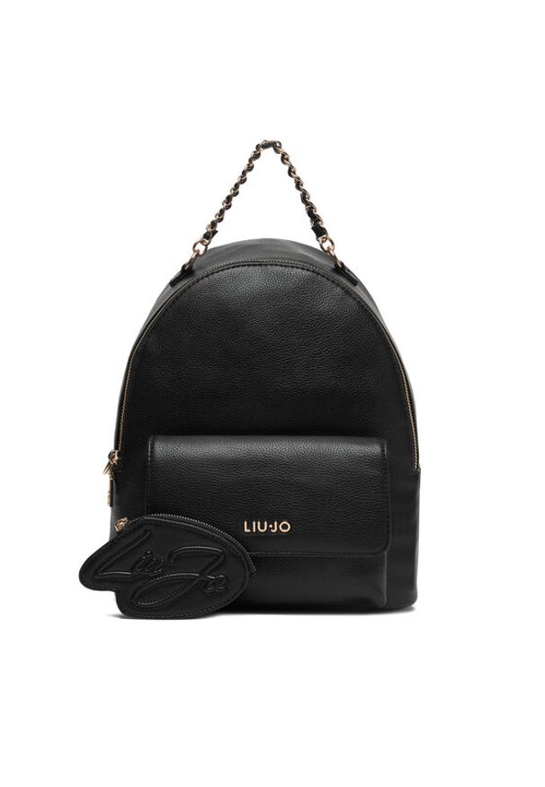 Liu Jo Plecak AA6324 E1012 Czarny. Kolor: czarny. Materiał: skóra