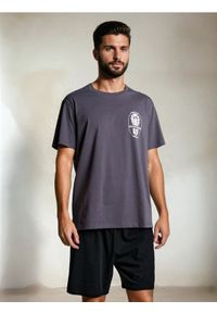 Sinsay - Bawełniana piżama dwuczęściowa z nadrukiem - wielobarwny. Materiał: bawełna. Wzór: nadruk #1