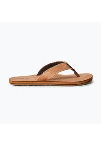 RIPCURL - Japonki męskie Rip Curl Revival Leather Open Toe. Nosek buta: otwarty. Kolor: brązowy