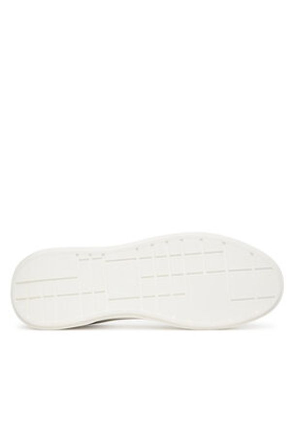 Calvin Klein Sneakersy Chunky Cupsole Lace Up Lth Pinch YM0YM01454 Biały. Kolor: biały. Materiał: skóra