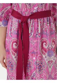 Luisa Spagnoli Sukienka koszulowa Pampa 543211 Różowy Regular Fit. Kolor: różowy. Materiał: bawełna. Typ sukienki: koszulowe #2