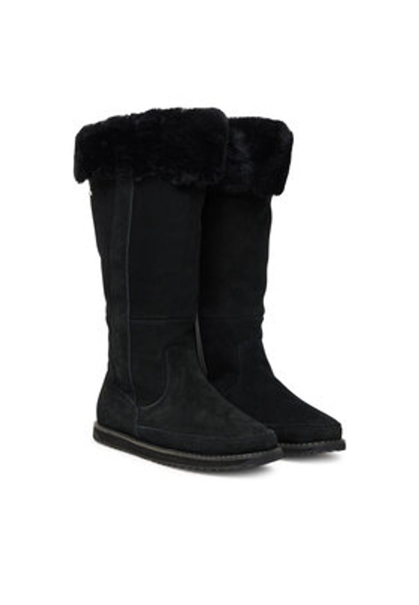 EMU Australia Śniegowce Georgi W13218 Czarny. Kolor: czarny. Materiał: skóra