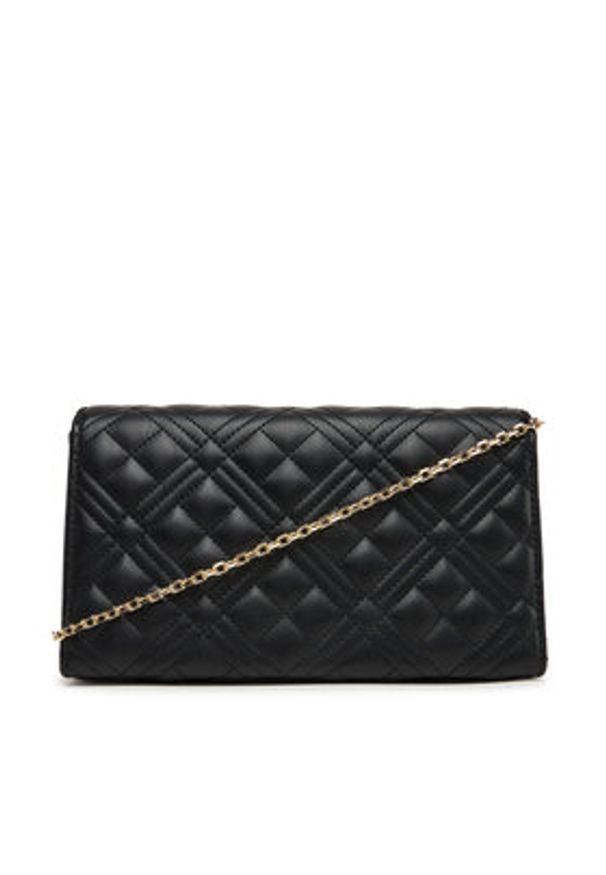 Love Moschino - LOVE MOSCHINO Torebka JC4079PP1NLA0000 Czarny. Kolor: czarny. Materiał: skórzane