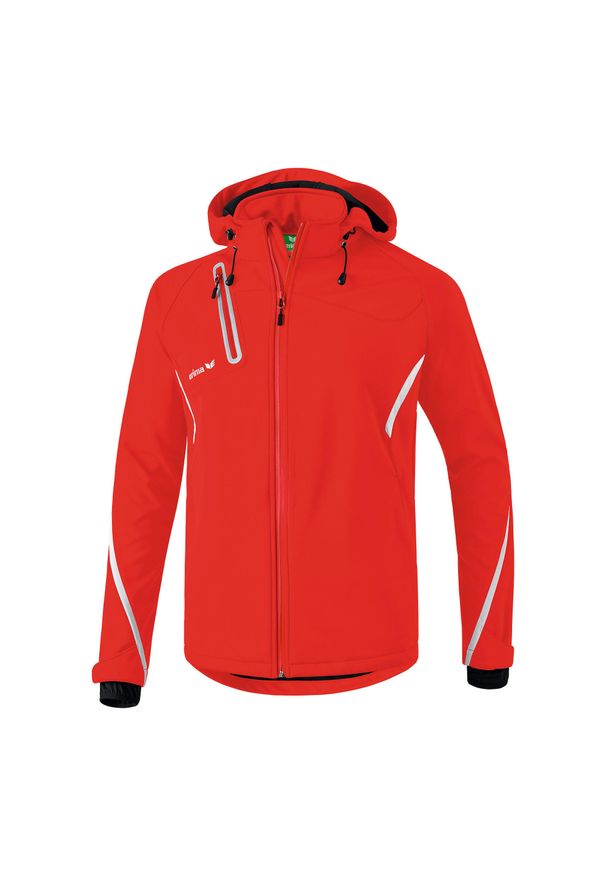 ERIMA - Kurtka dziecięca Erima softshell fonction. Kolor: biały, czerwony, wielokolorowy. Materiał: softshell. Styl: sportowy