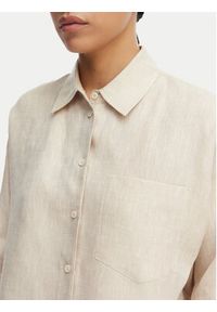 Weekend Max Mara Koszula Capo 2615041022 Beżowy Regular Fit. Kolor: beżowy. Materiał: len #4