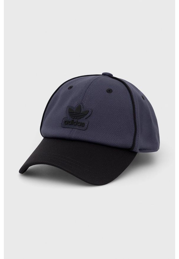 adidas Originals Czapka HD9727 kolor granatowy z aplikacją. Kolor: niebieski. Materiał: poliester. Wzór: aplikacja