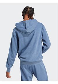 Adidas - adidas Bluza ALL SZN 3-Stripes IR5196 Niebieski Regular Fit. Kolor: niebieski. Materiał: bawełna