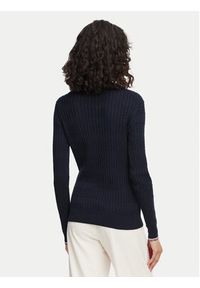 Beverly Hills Polo Club Sweter P-SS26W-M537390 Granatowy Regular Fit. Typ kołnierza: polo. Kolor: niebieski. Materiał: bawełna #5