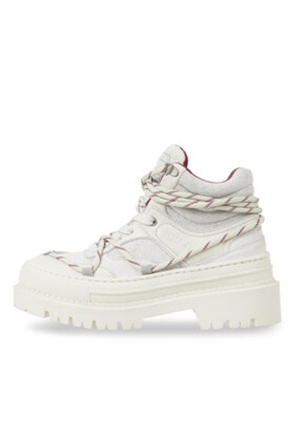 Tommy Jeans Trapery Tjw Hybrid Boot EN0EN02338 Biały. Kolor: biały. Materiał: materiał