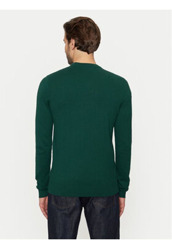 U.S. Polo Assn. Sweter MUP2961 Zielony Regular Fit. Typ kołnierza: polo. Kolor: zielony. Materiał: bawełna
