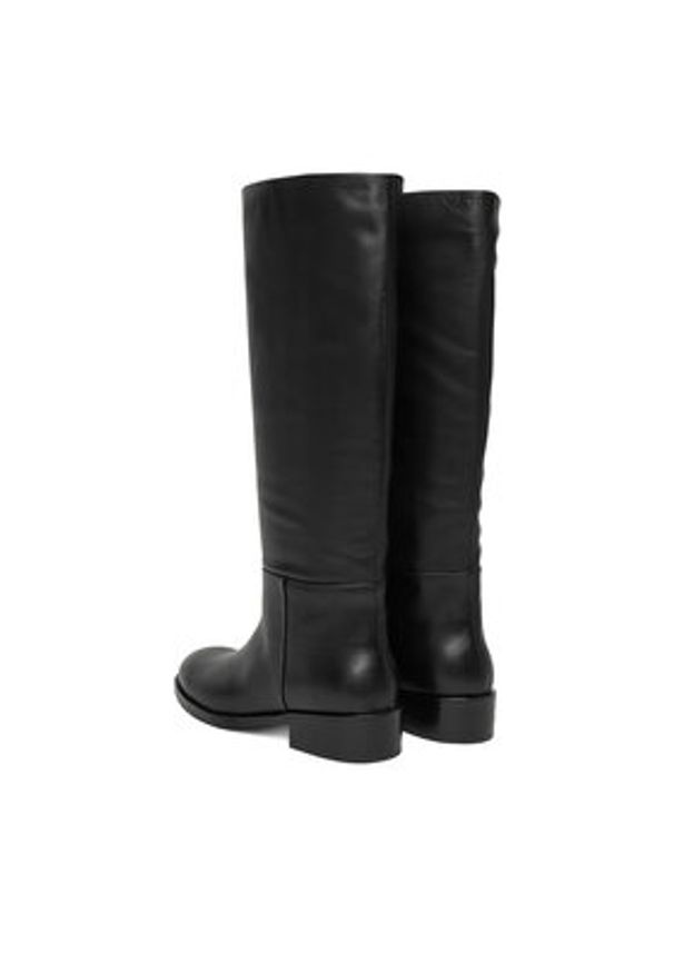 Gino Rossi Kozaki CEO-NIKA-1829-1 Czarny. Kolor: czarny. Materiał: skóra