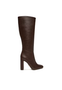 Steve Madden Kozaki Ally SM11002627 Brązowy. Kolor: brązowy. Materiał: skóra