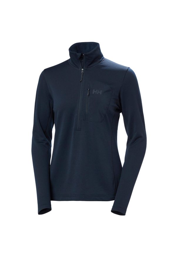Bluza damska 1/2 zip Helly Hansen Versalite Fleece. Kolor: niebieski. Materiał: polar