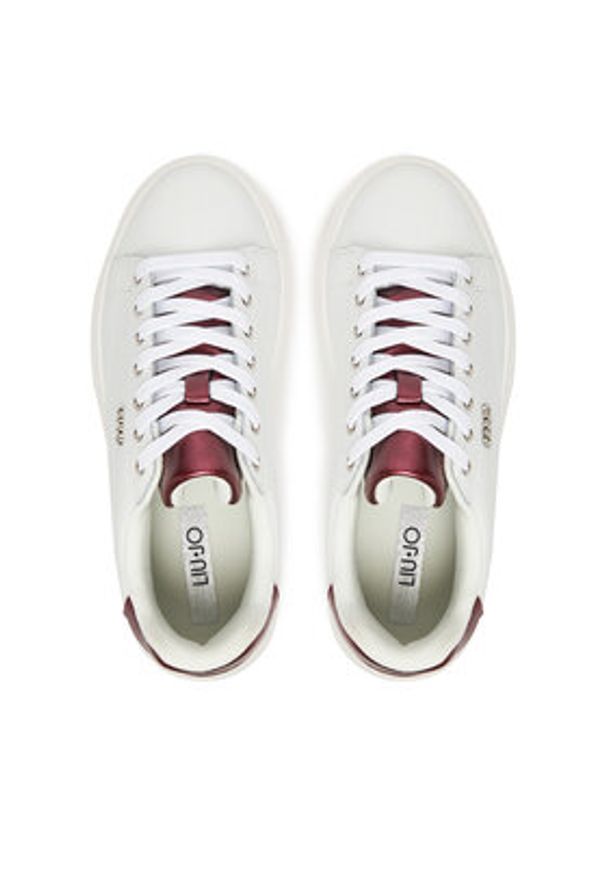 Liu Jo Sneakersy Babol 01 BF5059 PX748 Biały. Kolor: biały. Materiał: skóra