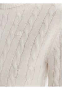 Robe di Kappa Golf Hevia 621118W Écru Regular Fit. Typ kołnierza: golf. Materiał: wełna #5