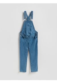Reserved - Jeansowe ogrodniczki - niebieski. Kolor: niebieski #1