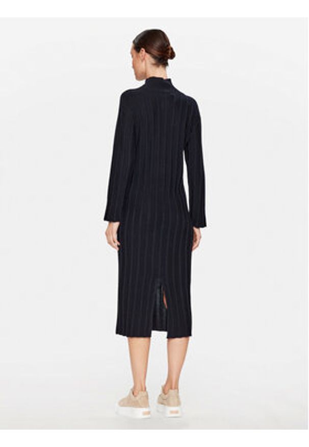 Max Mara Leisure Sukienka dzianinowa Arezzo 2333260136 Granatowy Regular Fit. Kolor: niebieski. Materiał: dzianina, wełna