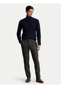 Polo Ralph Lauren Golf 710876836005 Granatowy Regular Fit. Typ kołnierza: polo, golf. Kolor: niebieski. Materiał: wełna
