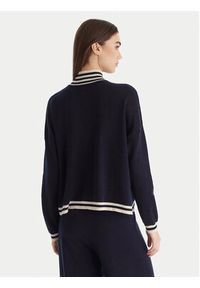 Gaudi Golf 521BD53007 Granatowy Relaxed Fit. Typ kołnierza: golf. Kolor: niebieski. Materiał: syntetyk #3