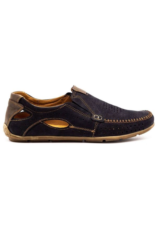 Olivier Buty męskie mokasyny 91K lato czarny zamsz czarne. Okazja: na co dzień. Zapięcie: bez zapięcia. Kolor: czarny. Materiał: zamsz. Sezon: lato. Styl: casual