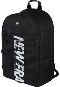 New Era - Plecak NEW ERA szkolny Black Delaware Backpack czarny 26l. Kolor: czarny