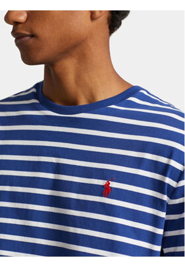 Polo Ralph Lauren T-Shirt 710934662001 Niebieski Classic Fit. Typ kołnierza: polo. Kolor: niebieski. Materiał: bawełna