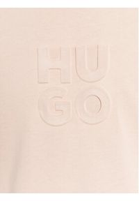 Hugo T-Shirt Dleek 50496637 Beżowy Relaxed Fit. Kolor: beżowy. Materiał: bawełna #3