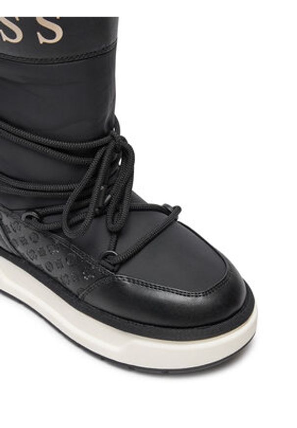 Guess Śniegowce Undelo FLFUEL ELE11 Czarny. Kolor: czarny. Materiał: materiał