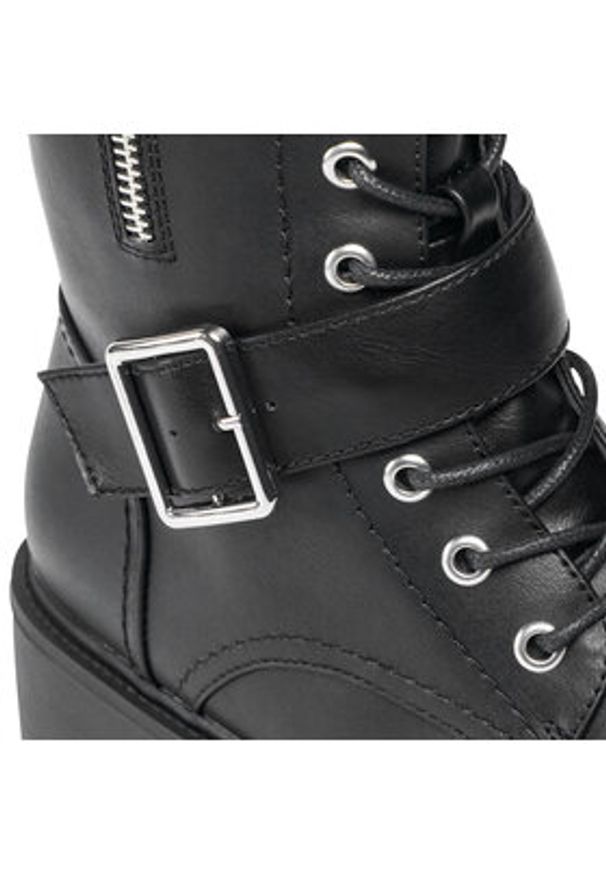 Jenny Fairy Trzewiki WS5601-05 Czarny. Kolor: czarny. Materiał: skóra