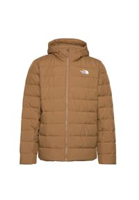 Kurtka męska zimowa z kapturem The North Face Men Aconcagua 3 Hoodie Utility Bro. Typ kołnierza: kaptur. Kolor: brązowy. Sezon: zima