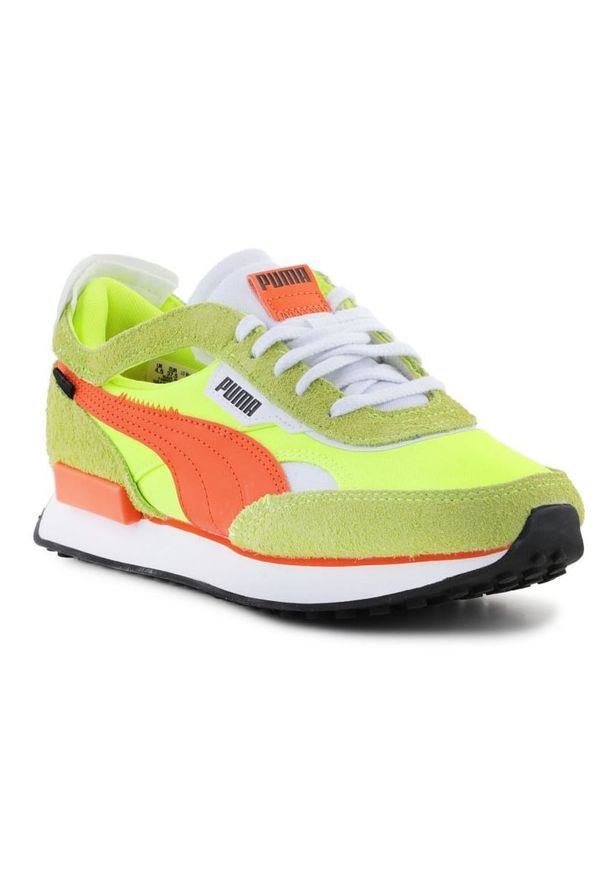 Buty Puma future rider cut-out vintage W 384861-01 żółte. Kolor: żółty. Materiał: tkanina, syntetyk