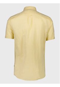 Lindbergh Koszula 30-203345A Żółty Slim Fit. Kolor: żółty. Materiał: bawełna, len #3