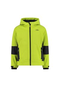 Kurtka dziecięca turystyczna CMP 3A00094. Kolor: zielony. Materiał: softshell. Styl: sportowy #1