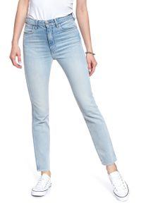 Wrangler - WRANGLER RETRO SKINNY ICY BLUE W253FH243. Styl: retro