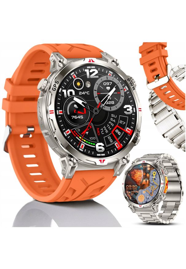 JG Smart - SMARTWATCH ZEGAREK MĘSKI GPS CIŚNIENIE CHAT GPT POLSKIE MENU ROZMOWY WATCH. Rodzaj zegarka: smartwatch