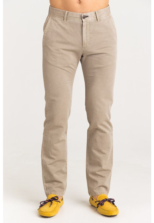 JOOP! Jeans - SPODNIE MATTHEW Modern Fit Joop! Jeans. Materiał: bawełna, len. Wzór: aplikacja