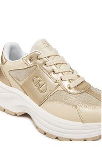 Liu Jo Sneakersy Eva 02 BA5065 PX620 Złoty. Kolor: złoty. Materiał: materiał #3