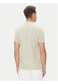 TOMMY HILFIGER - Tommy Hilfiger Polo MW0MW33140 Beżowy Regular Fit. Typ kołnierza: polo. Kolor: beżowy. Materiał: bawełna #3