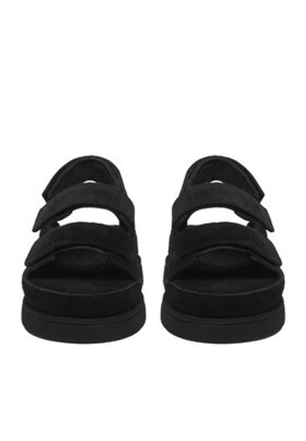 Badura Sandały C-ALEXIA-ABA-C001 Czarny. Kolor: czarny. Materiał: skóra, zamsz