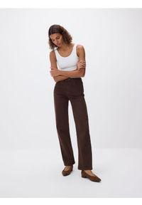 Reserved - Jeansy straight - dark grey jeans