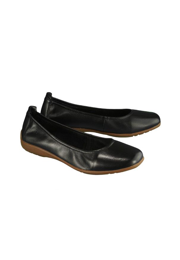 Josef Seibel - JOSEF SEIBEL 74801 133 100 Fenja 01 schwarz, balerin, czółenka damskie. Kolor: czarny. Materiał: skóra