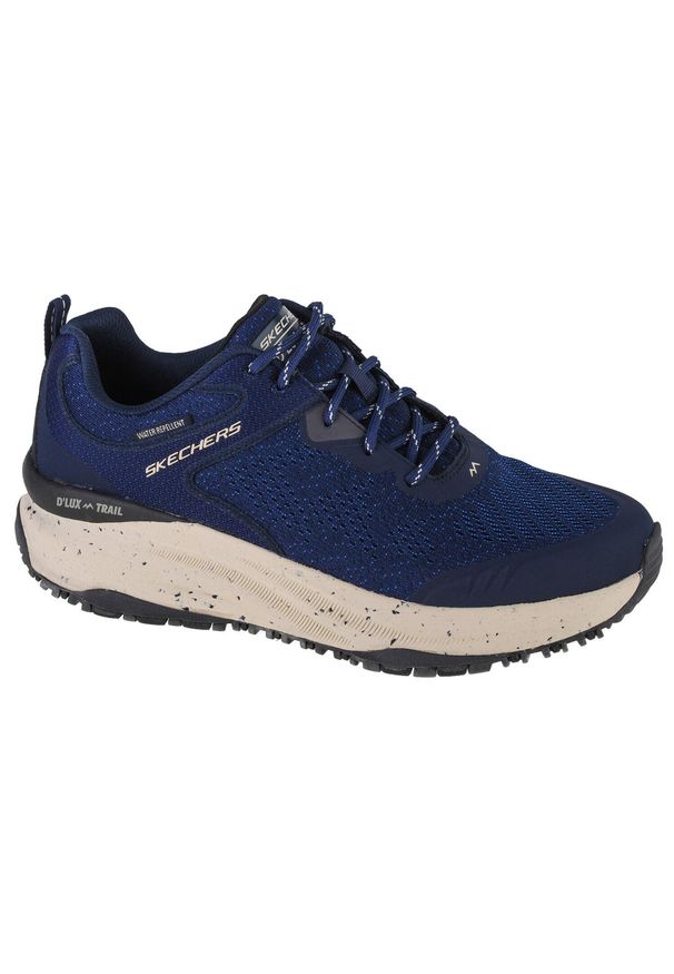 skechers - Buty do chodzenia Męskie Skechers D'Lux Trail. Kolor: niebieski. Sport: turystyka piesza