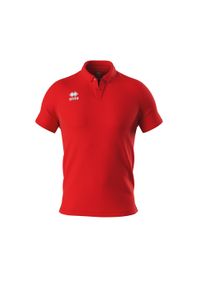 ERREA - Polo Errea Alex. Typ kołnierza: polo. Kolor: czerwony. Styl: wakacyjny, sportowy #1